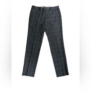 Men’s Sondergaard Copenhagen Black Plaid Dress Pants 32x30